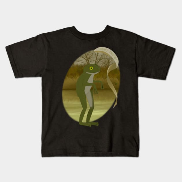 Lovefrog Landman Kids T-Shirt by Meowlentine